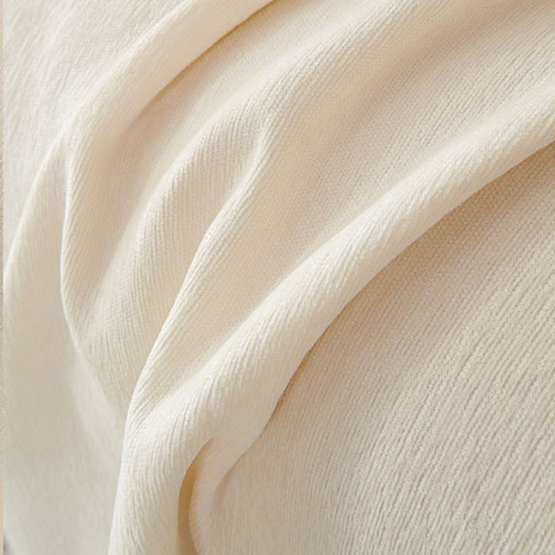 Novara Woven Sofa Throw Cover-Washable Cotton Blend Couch Protector