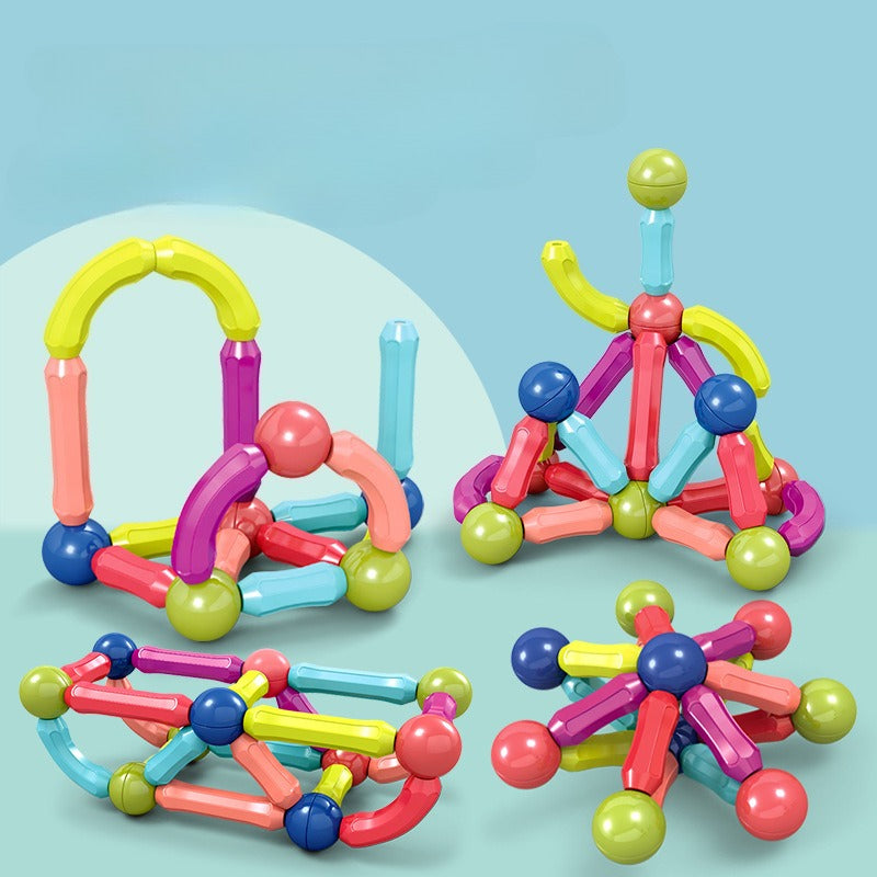 Sovere Magnetic Building Blocks Set for Kids - Creative Toy for Cognitive Development
