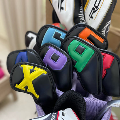 Royeva Golf Iron Head Covers Set-Waterproof Protective 10 Pcs Club Cover