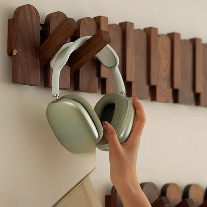 Royora Wall Mounted Key Holder with Flip Down Hooks for Entryway Organization