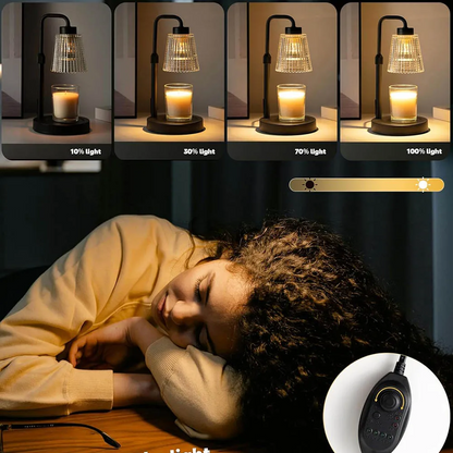 Novara Electric Candle Warmer Lamp with Adjustable Height for Safe Wax Melting