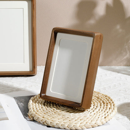 Royora Modern Wood Photo Frame with Rounded Corners for Tabletop Display