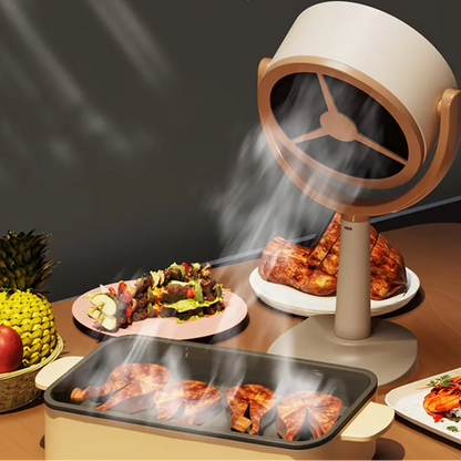 Royora Portable Range Hood Mini Kitchen Exhaust Fan with Adjustable Speeds