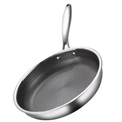 Royora Stainless Steel Honeycomb Nonstick Frying Pan Induction Safe Cookware