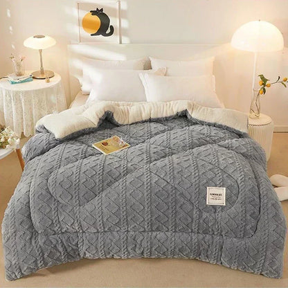 Royeva Heavy Weighted Blanket-Soft Velvet Warm Comforter