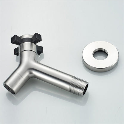 Royeva Wall Mounted Outdoor Garden Water Tap-Stainless Steel Brass Core Valve