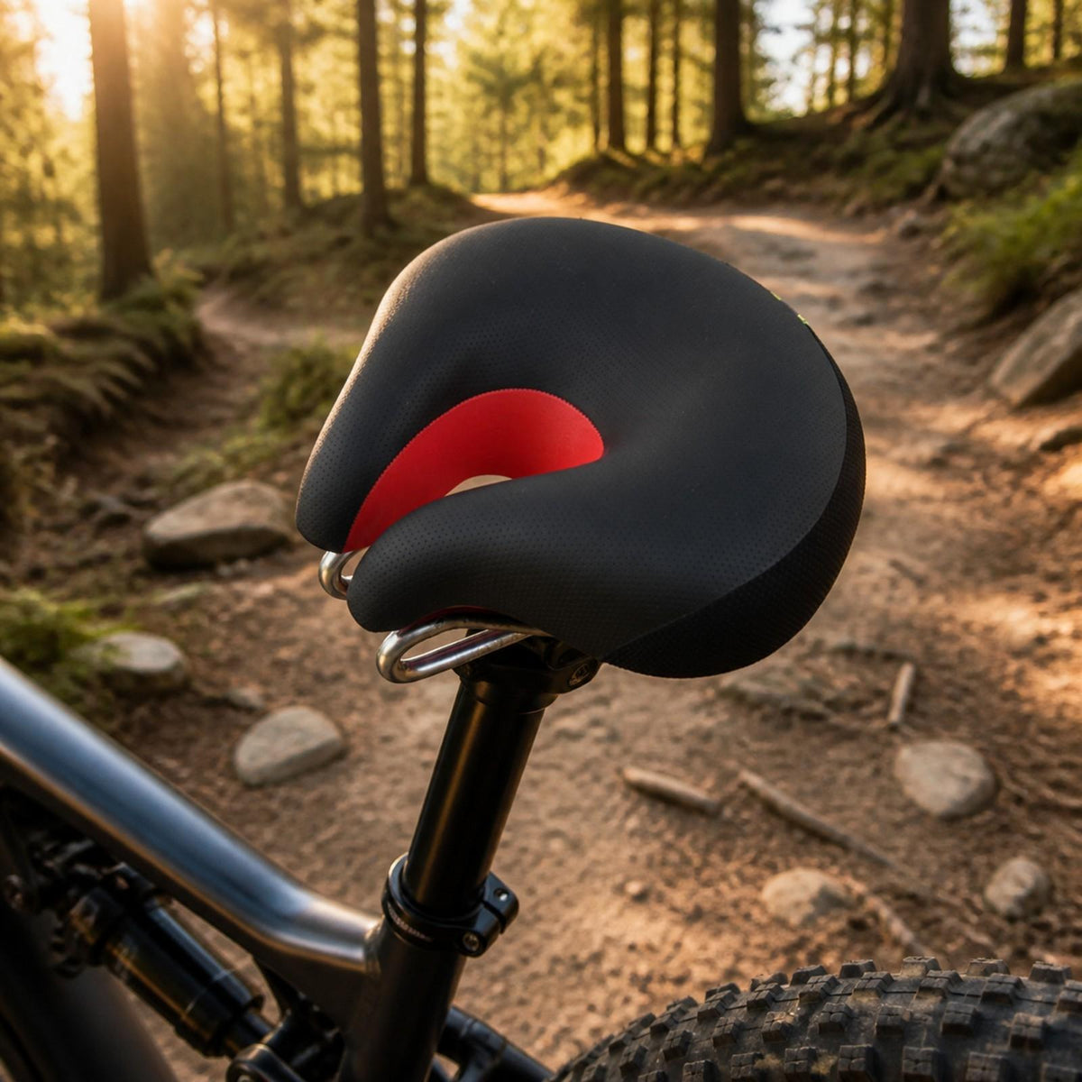 Royeva Nose-Free Ergonomic Bicycle Saddle With Soft Padding For Mountain Bike