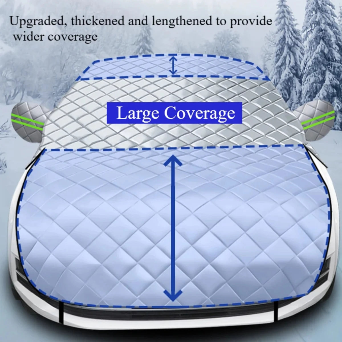 5-Layer Waterproof Car Cover Hail Snow Dust & UV Protection 4