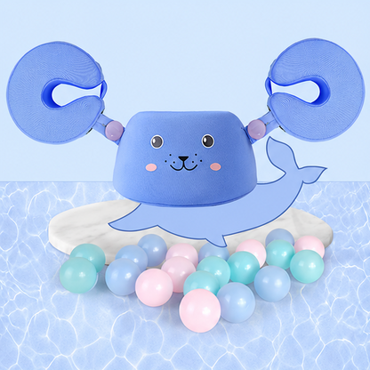 Royeva Infant Swim Trainer-Pool Float With Arm Wings Blue