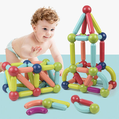 Sovere Magnetic Building Blocks Set for Kids - Creative Toy for Cognitive Development