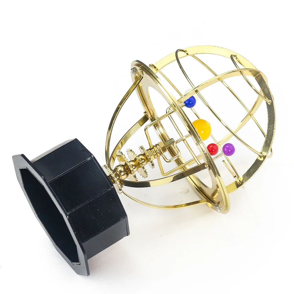 Royeva Brass Solar System Model-Rotating Desktop Display Orrery
