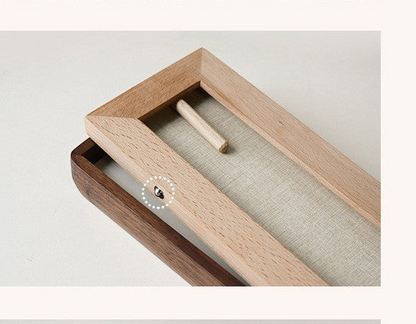 Royora Wood Triptych Photo Frame for Desktop Display - Perfect for Wedding & Family Photos