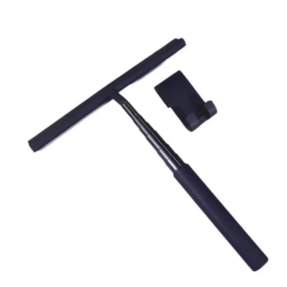 Royeva Extendable Shower Squeegee with Hook - Telescopic Glass Wiper for Bathroom & Car