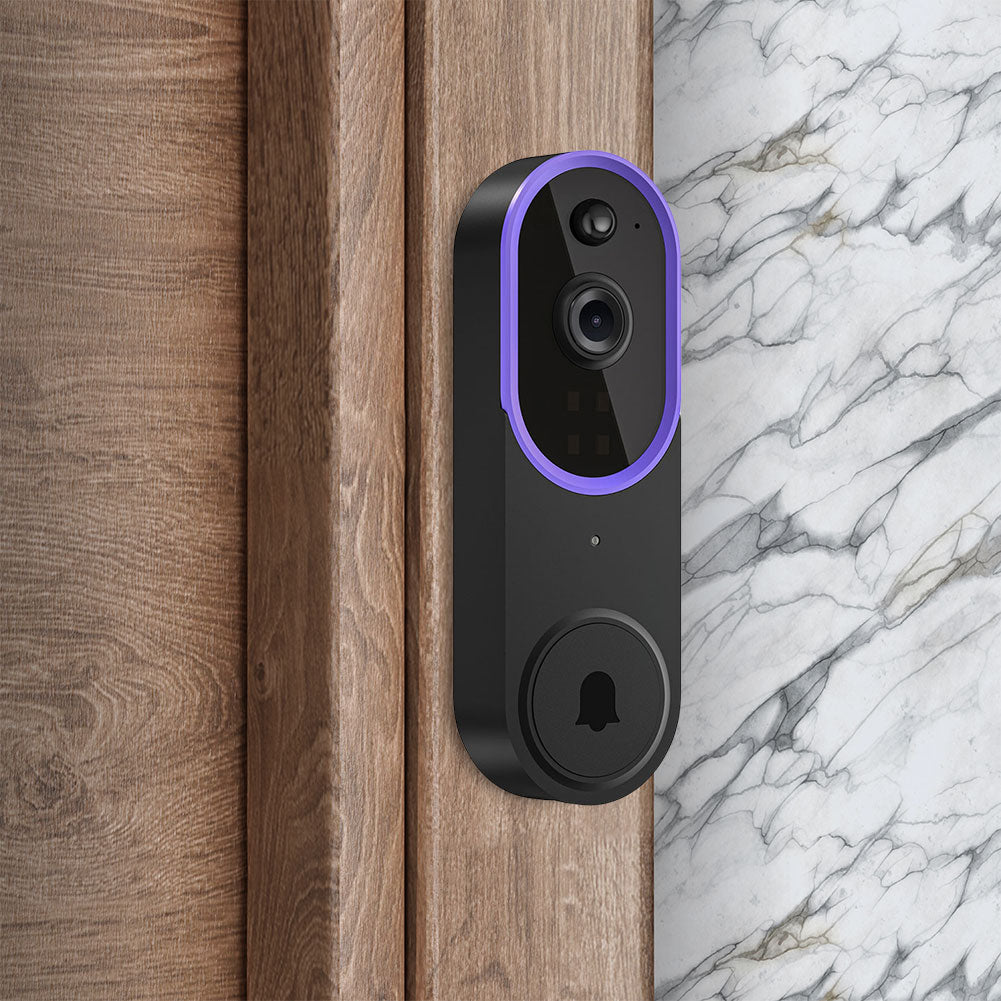 Royelle Wireless Video Doorbell Camera with HD Night Vision, Two-Way Talk & Person Detection + Indoor Chime