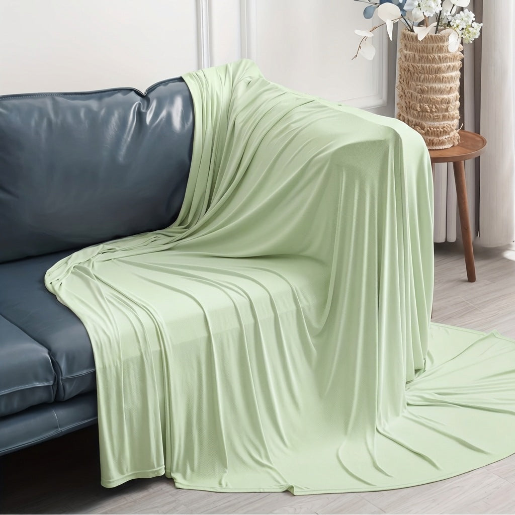 Royeva Cooling Blanket-Lightweight Breathable Silk Summer Bed Blanket