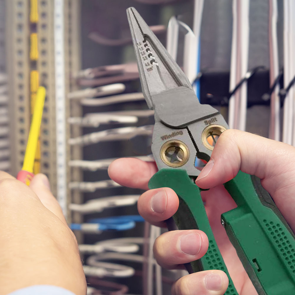 Royora Multifunction Wire Stripper Crimper Pliers With Voltage Detector