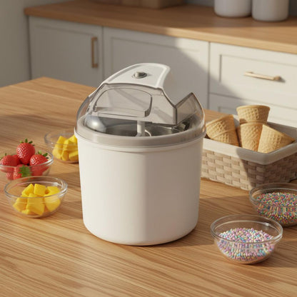 Eloria Compact Automatic Soft Serve Ice Cream Maker for Homemade Frozen Desserts