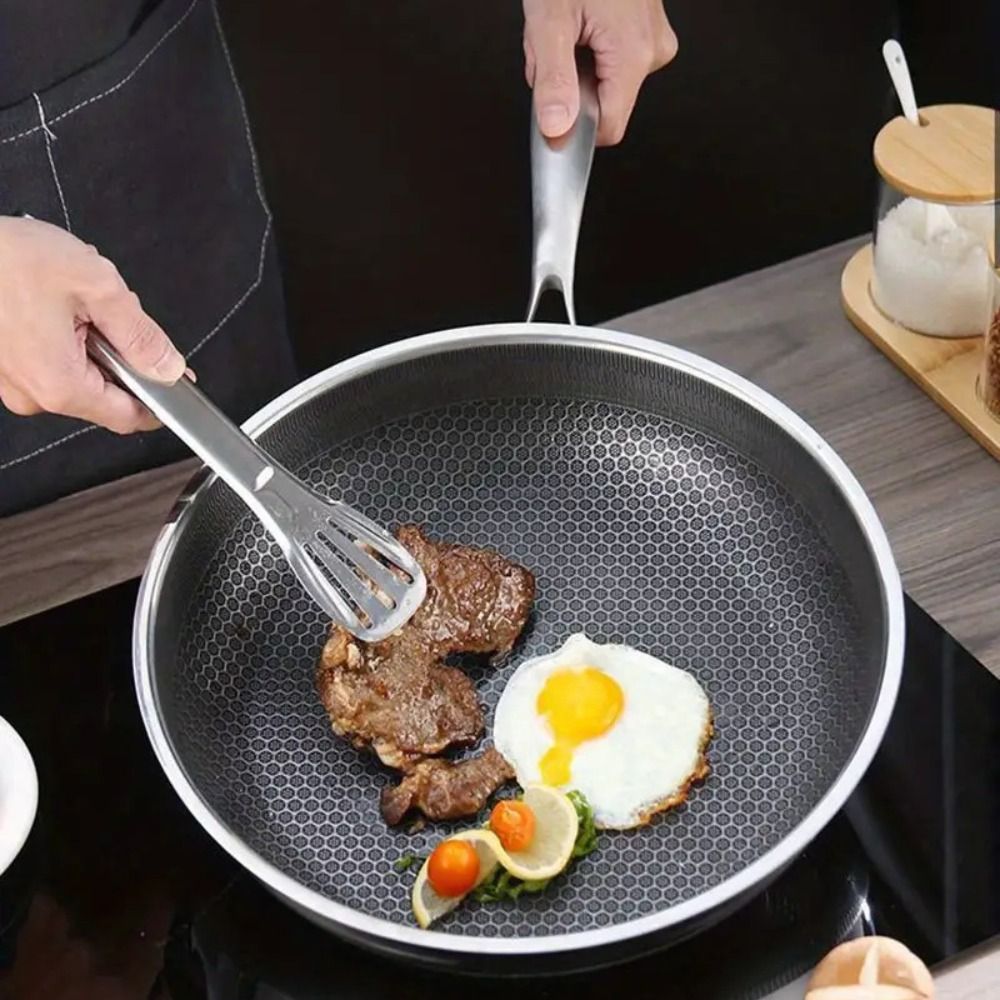 Royora Stainless Steel Honeycomb Nonstick Frying Pan Induction Safe Cookware