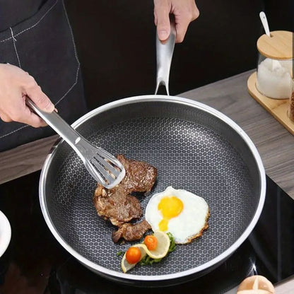 Royora Stainless Steel Honeycomb Nonstick Frying Pan Induction Safe Cookware
