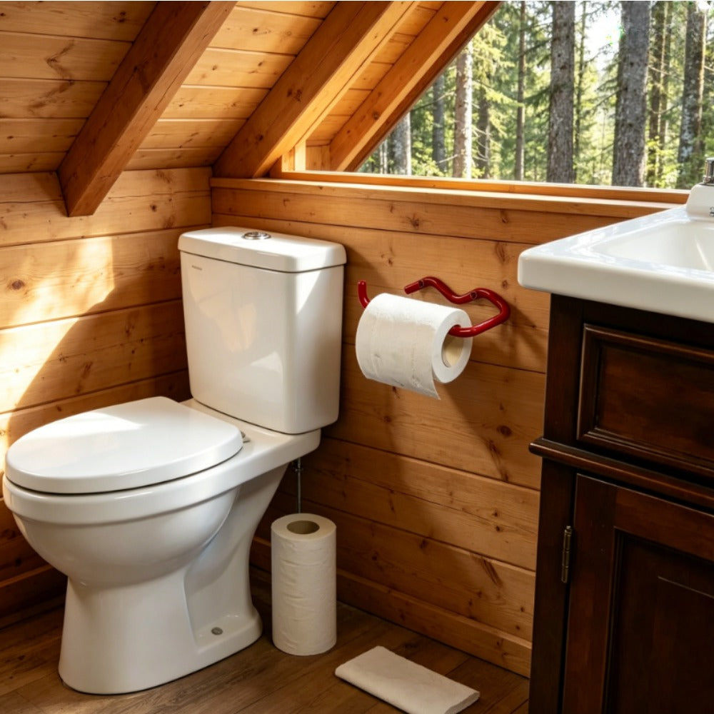 Royora Modern Gold Wall Mount Toilet Paper Holder for Bathroom & Kitchen