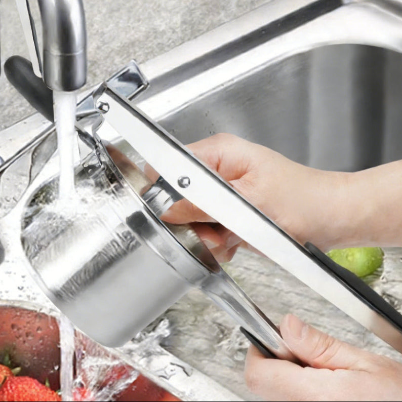 Royeva Heavy-Duty Stainless Steel Potato Masher for Smooth, Creamy Results