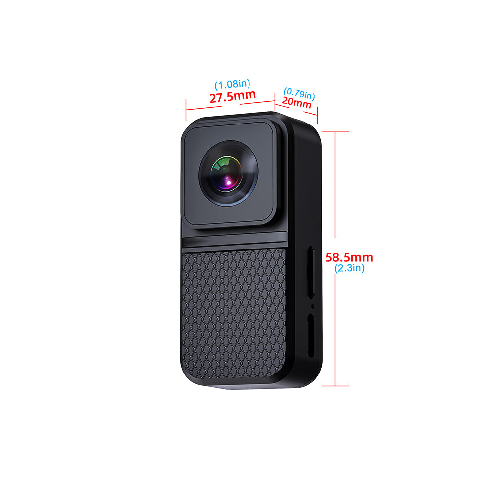 Novara 1080P HD Portable Pet Collar Camera-Wide Angle Dog Cat POV Video Recorder