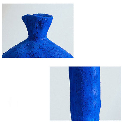 Eloria Abstract Ceramic Vase - Modern Sculptural Textured Pottery 31cm Tall