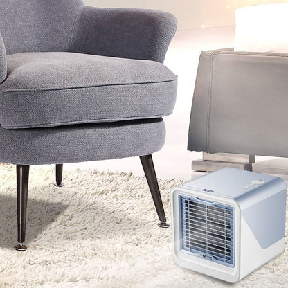 Eloria Portable Evaporative Air Cooler Fan with 120° Airflow & Night Light-USB Powered