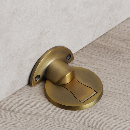 Royora Magnetic Door Stop Stainless Steel Floor Mount Silver Rustproof Holder