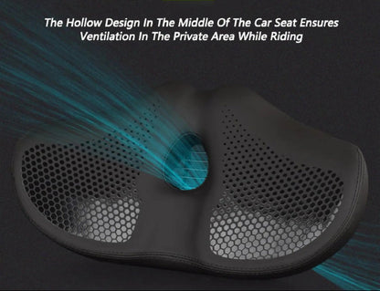 Eloria Oversized Nose-less Bicycle Saddle with Shock Absorption Ability