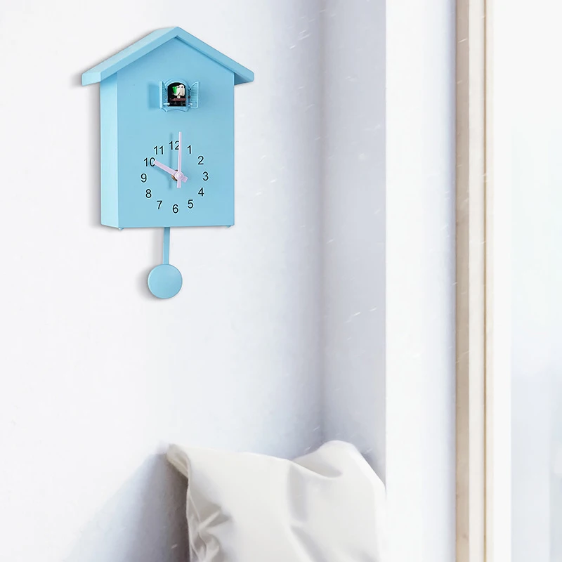 Royeva Modern Minimalist Cuckoo Clock with Authentic Sound for Home Decor