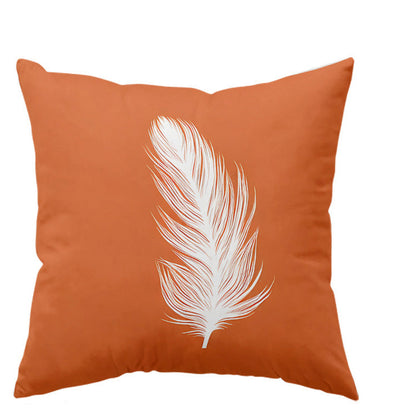 Novara Terracotta Boho Throw Pillow Covers Set of 4-Decorative Square Cushion Cases