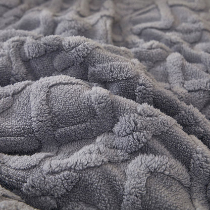 Royeva Heavy Weighted Blanket-Soft Velvet Warm Comforter