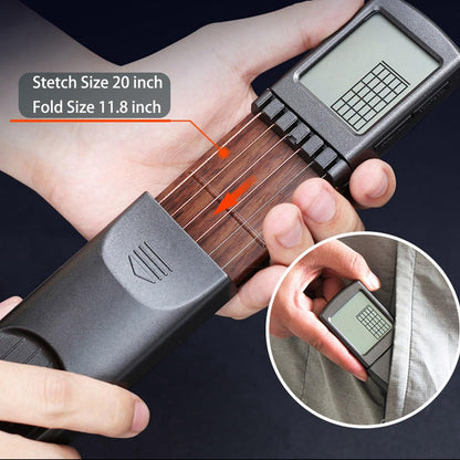 Eloria Portable Guitar Chord Trainer Tool for Practice with Real Strings