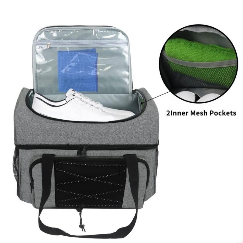 Novara Insulated Bowling Ball Tote Bag With Zippered Pockets