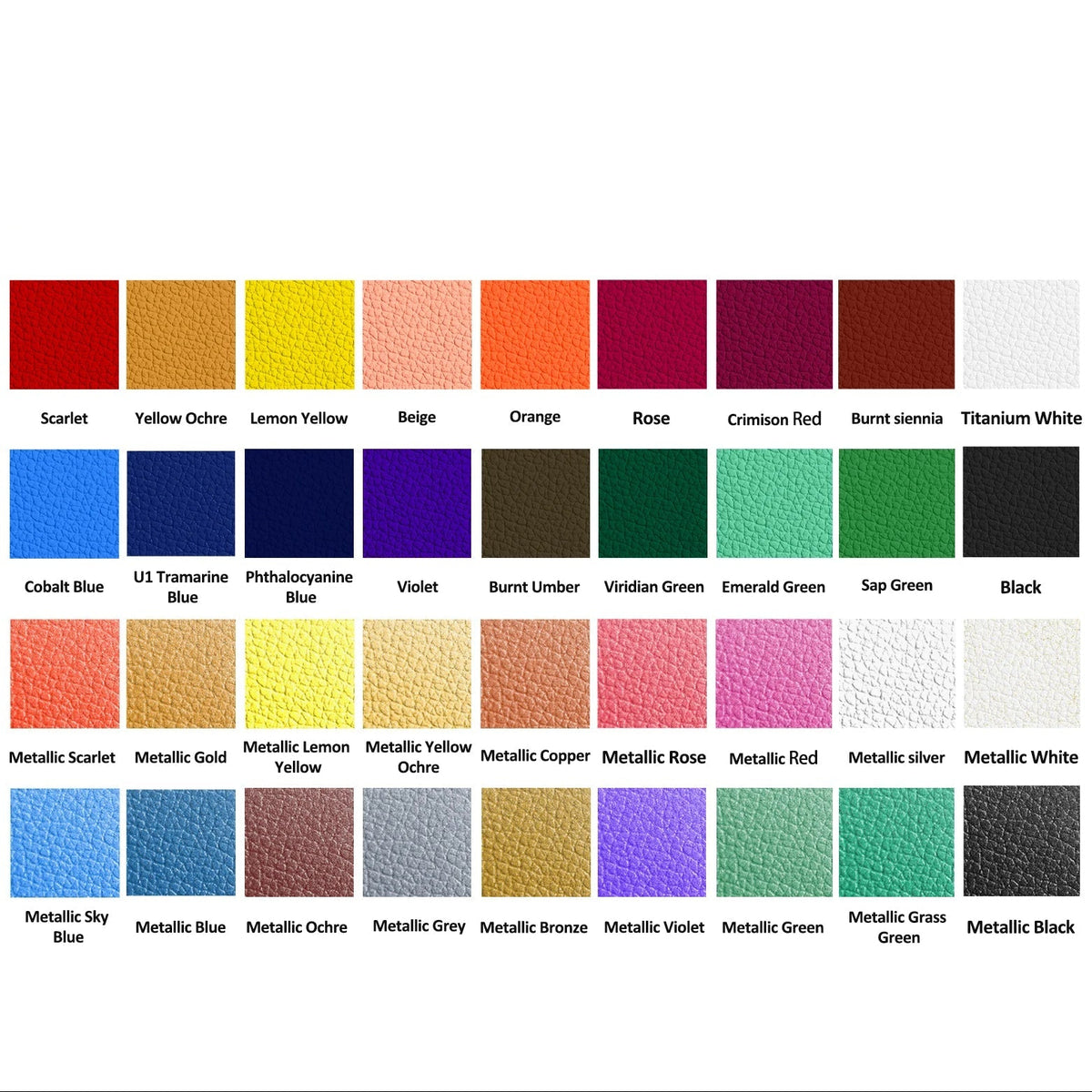 Royelle 36 Color Acrylic Leather Paint Set For Sneakers And Shoes