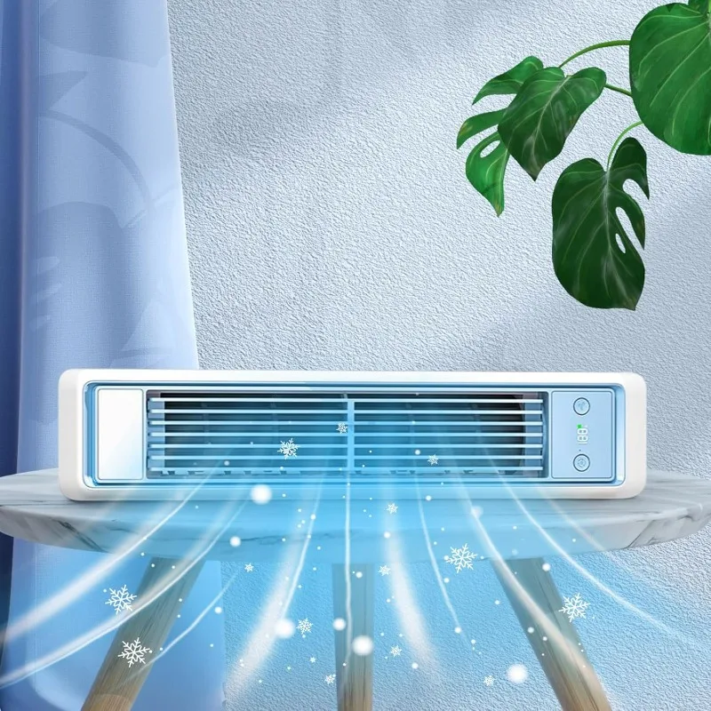 Eloria Portable Air Conditioner Fan with Remote Control -3600mAh Battery & Adjustable Speed