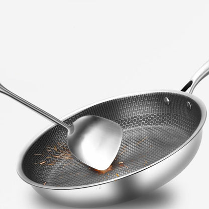 Royora Stainless Steel Honeycomb Nonstick Frying Pan Induction Safe Cookware