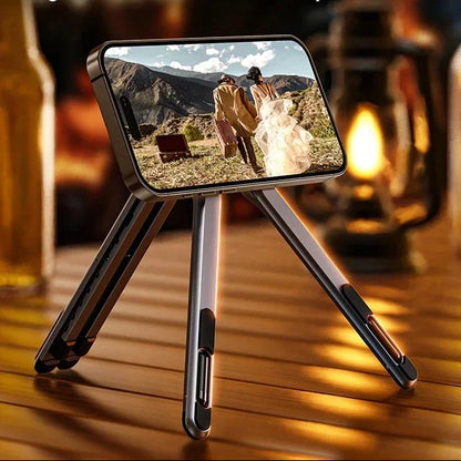 Royeva Foldable Magnetic Laptop Stand-Adjustable Aluminum Holder For Tablet And Phone