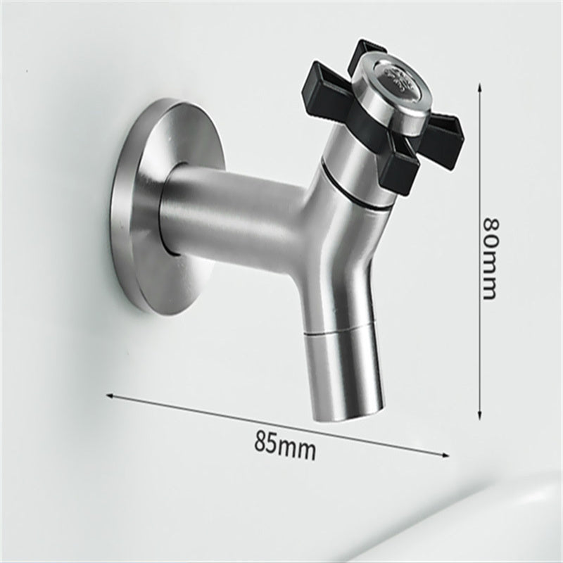 Royeva Wall Mounted Outdoor Garden Water Tap-Stainless Steel Brass Core Valve