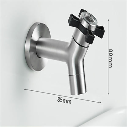 Royeva Wall Mounted Outdoor Garden Water Tap-Stainless Steel Brass Core Valve