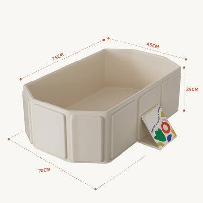 Novara Foldable Baby Bath Tub, Portable Non-Slip Bathtub for Infants & Toddlers