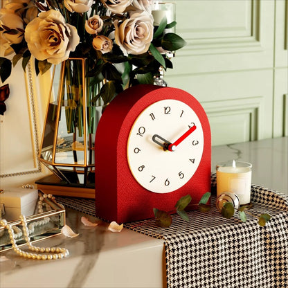 Royelle Modern Arch Pendulum Clock - Versatile Desktop & Wall Decor