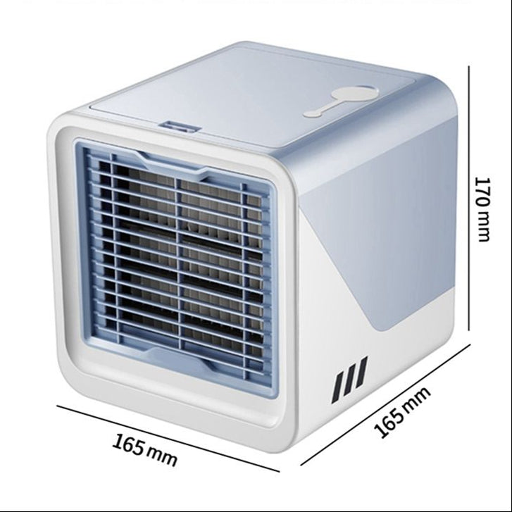 Eloria Portable Evaporative Air Cooler Fan with 120° Airflow & Night Light-USB Powered