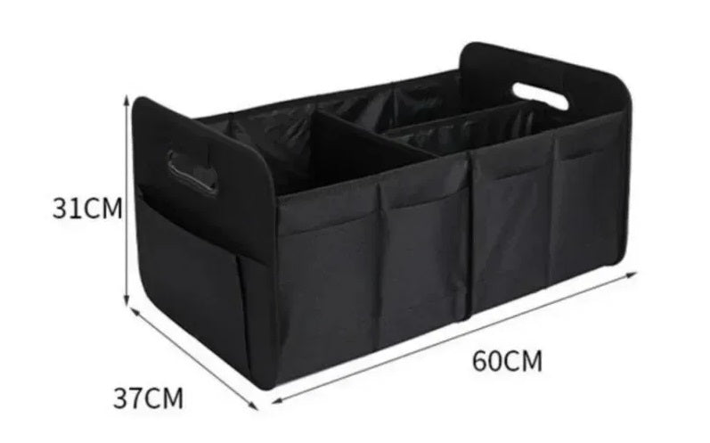 Royeva Foldable Car Trunk Organizer-Large Capacity Oxford Cloth Storage Box