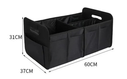 Royeva Foldable Car Trunk Organizer-Large Capacity Oxford Cloth Storage Box