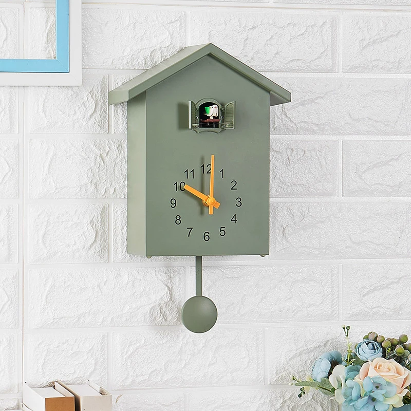 Royeva Modern Minimalist Cuckoo Clock with Authentic Sound for Home Decor