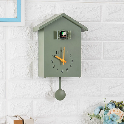 Royeva Modern Minimalist Cuckoo Clock with Authentic Sound for Home Decor