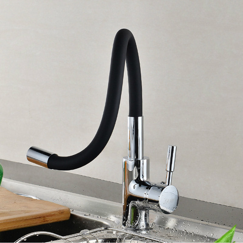 Royeva Flexible Kitchen Faucet with Hot Cold Mixer Tap