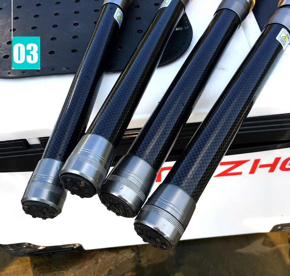 Royeva Telescopic Fishing Rod And Reel Combo-Carbon Fiber Spinning Kit